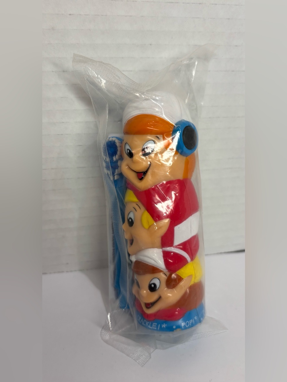 Vintage Cereal Box Prize Toy Rice Krispies Snap Crackle Pop Electric Toothbrush